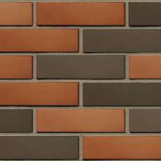 Кирпич Рекке RECKE BRICKEREI ангобированный коричневый на красном