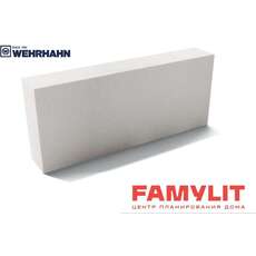 Блоки газосиликатные FAMYLIT Wehrhahn 600x100x288 на поддоне в плёнке